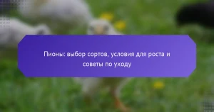 Пионы: выбор сортов, условия для роста и советы по уходу